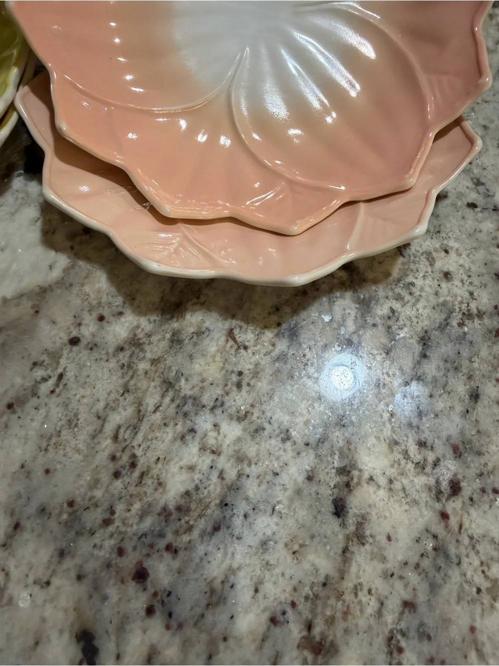 Pastel Flower Plates & Bowls Set of 10, Floral Petal Dinnerware, Cottagecore
